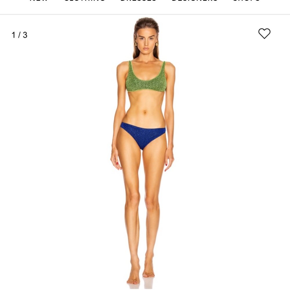 Oseree Shimmer Mix and Match Bikini Set